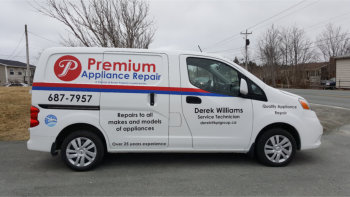 Premium appliances repair van